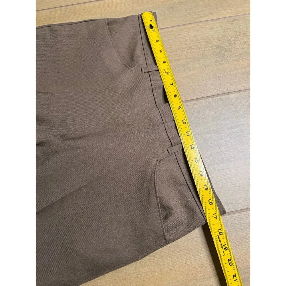 Vintage 80s Levi’s‎ Action Slacks Brown Dress Pants Talon Zip Classic Sz 34x31